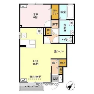 アトリオ青山 D【1階】の間取り