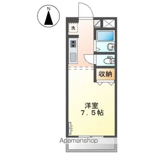 トレヴィアン【1階】の間取り
