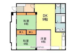 3DKの間取り画像