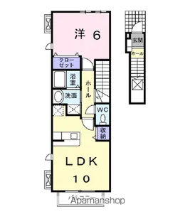 デスティニー・スクエア【2階】の間取り