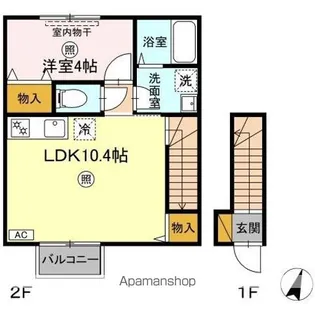 COZY COURTII(コージーコート)【2階】の間取り