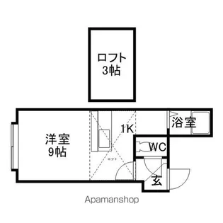 サンタフェ【203号室】の間取り
