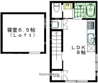プルミエール高井戸【201号室】の間取り