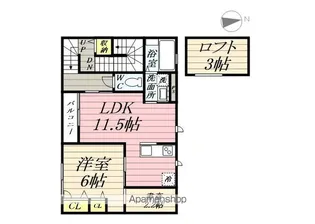 プルミエK.D【201号室】の間取り