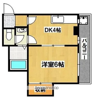 レジデンス長居【1階】の間取り