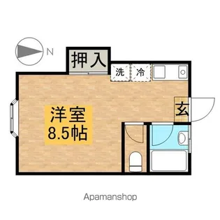 第二パレスハシモト【206号室】の間取り