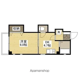 メゾン弥山【3階】の間取り