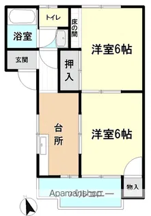 メゾンミキ【2階】の間取り