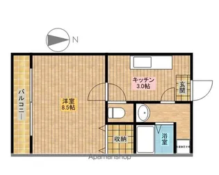 FREEDOM【3階】の間取り