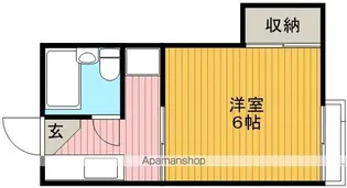 宮山ハイツ【2階】の間取り