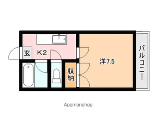 K1ビル【4階】の間取り