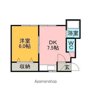 ハイツMOTO【3階】の間取り
