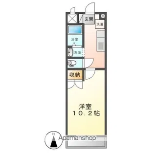 サンフォレスト・TOMO【2階】の間取り