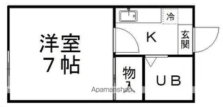 メゾン双葉ケ丘【205号室】の間取り