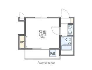 レオパレス雑餉隈3【203号室】の間取り