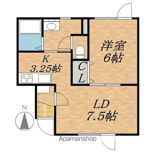 オーブ・Ⅰ【2階】の間取り
