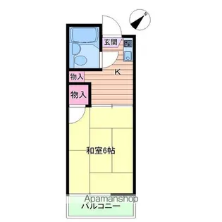 山本ハイム【2階】の間取り