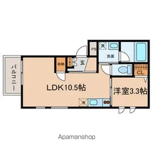 ALBIREO【101号室号室】の間取り
