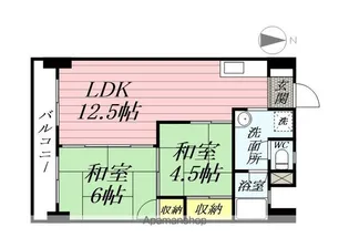 ハイタウンみずほⅡ【215号室】の間取り