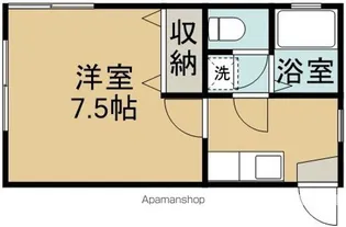 クレセントAMI【1階】の間取り