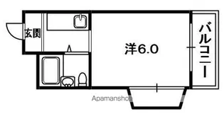 川村ハイツ【2階】の間取り
