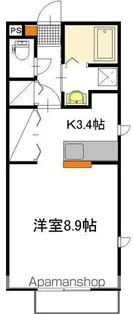 シエルメゾン A棟【202号室】の間取り