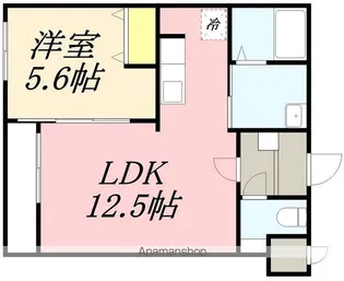 カーサ クオーレ【3階】の間取り