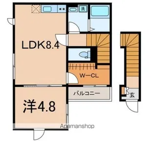 カレントカジマヤ【2階】の間取り