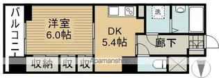 ライオンズマンション晩翠通【908号室】の間取り