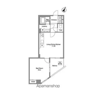 BPRレジデンス練馬富士見台【1階】の間取り