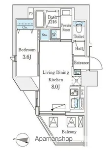 東京都豊島区池袋1丁目【マンション】の間取り
