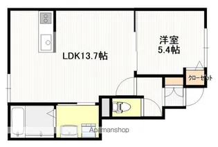 ARVA DUE【1階】の間取り