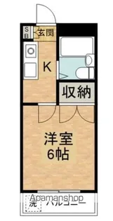 ホワイトパレスひばりが丘【302号室】の間取り