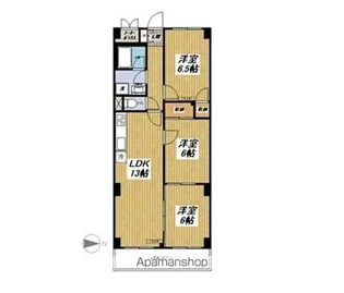 サンヒルズ桜台【402号室】の間取り