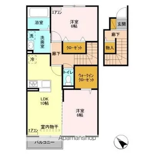 フローラ【2階】の間取り