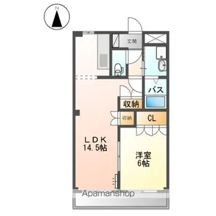 コンフォースⅡ【1階】の間取り