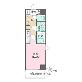 WHARF森下【4階】の間取り