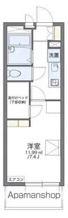 レオパレス21リバーアイランド【3階】の間取り