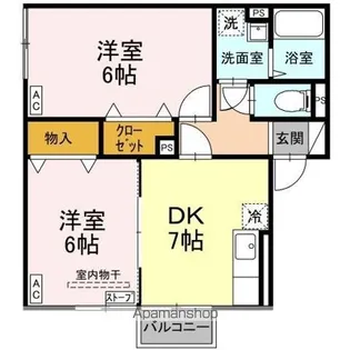 STキャッスル【2階】の間取り