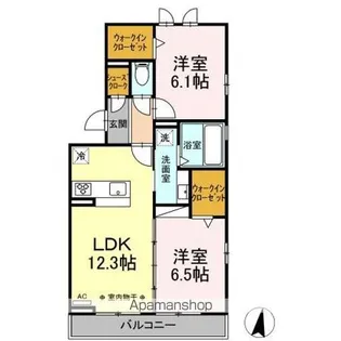シュヴァーン【2階】の間取り