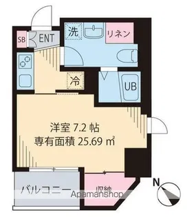 ポプリタウン小岩【4階】の間取り