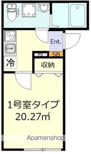 ルノン菊名【2階】の間取り
