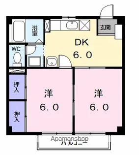 メゾンアドニス【1階】の間取り
