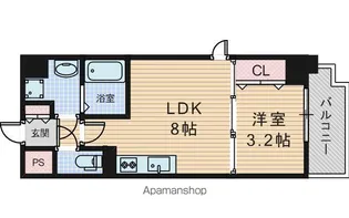サンメゾン16【6階】の間取り