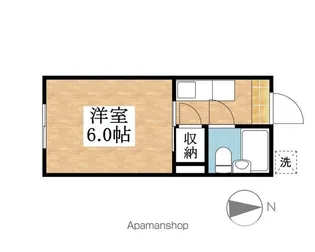 マンション宮西【201号室】の間取り