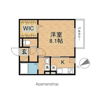 エスペランサ萱野【2階】の間取り
