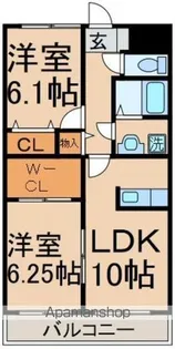 シャトルコート【3階】の間取り