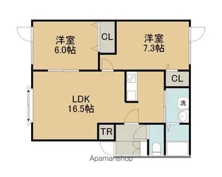 パストラル№3【101号室】の間取り