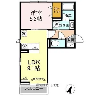 ラ・ルーチェ上田レジデンス【2階】の間取り