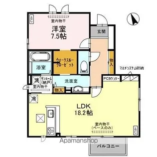 COMFORT・E(コンフォート・イー)【1階】の間取り